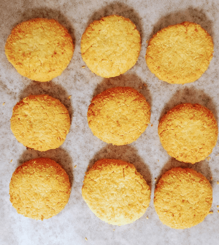 air fryer coconut cookies