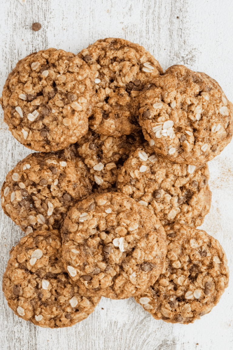 Air Fryer Peanut Butter Oatmeal Cookies (10-minutes)