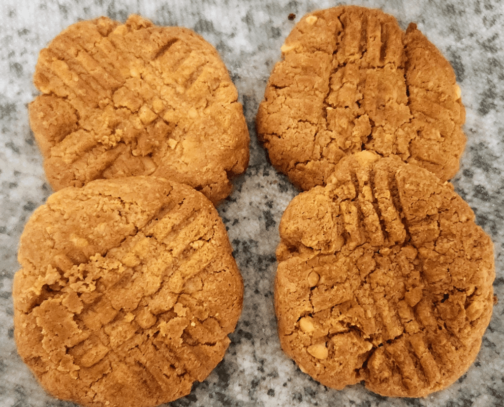 peanut butter air fryer cookies