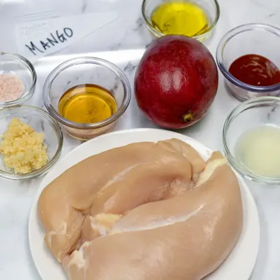 Ingredients for Mango Habanero Chicken Marinade