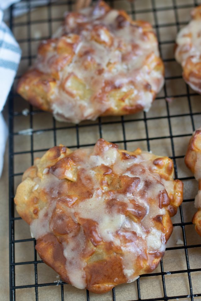 Air Fryer Apple Fritters