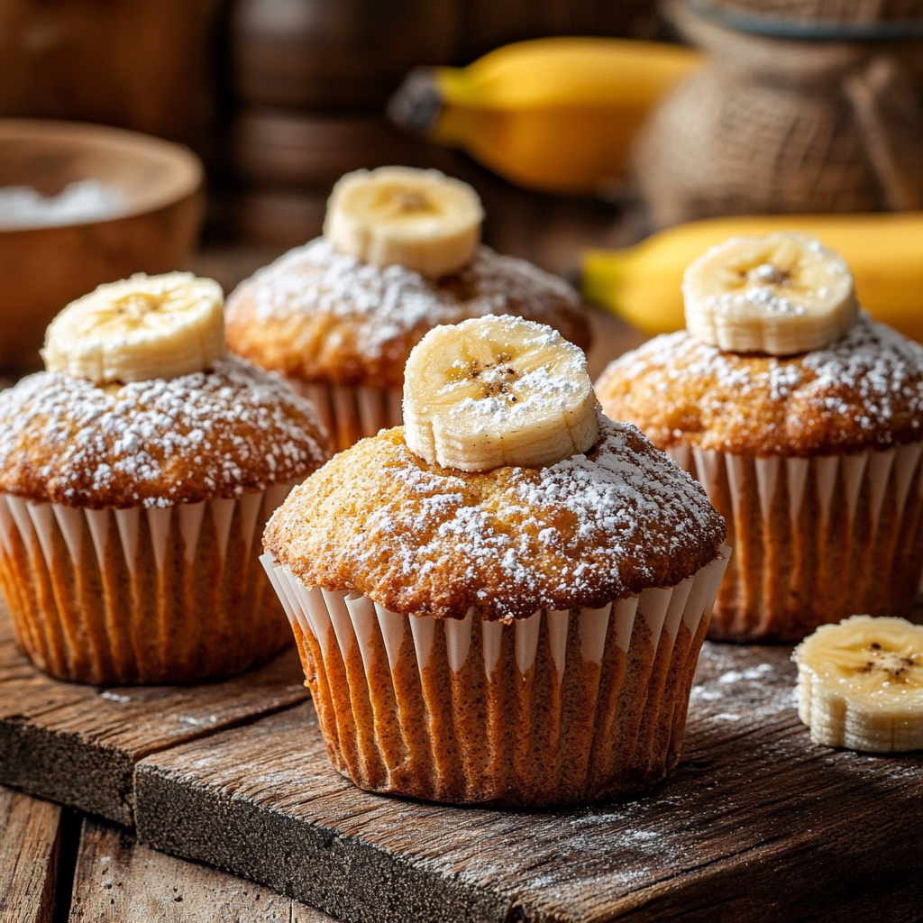 Banana Cottage Cheese Muffins