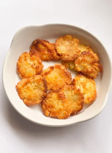 1 Ingredient Cottage Cheese Chips