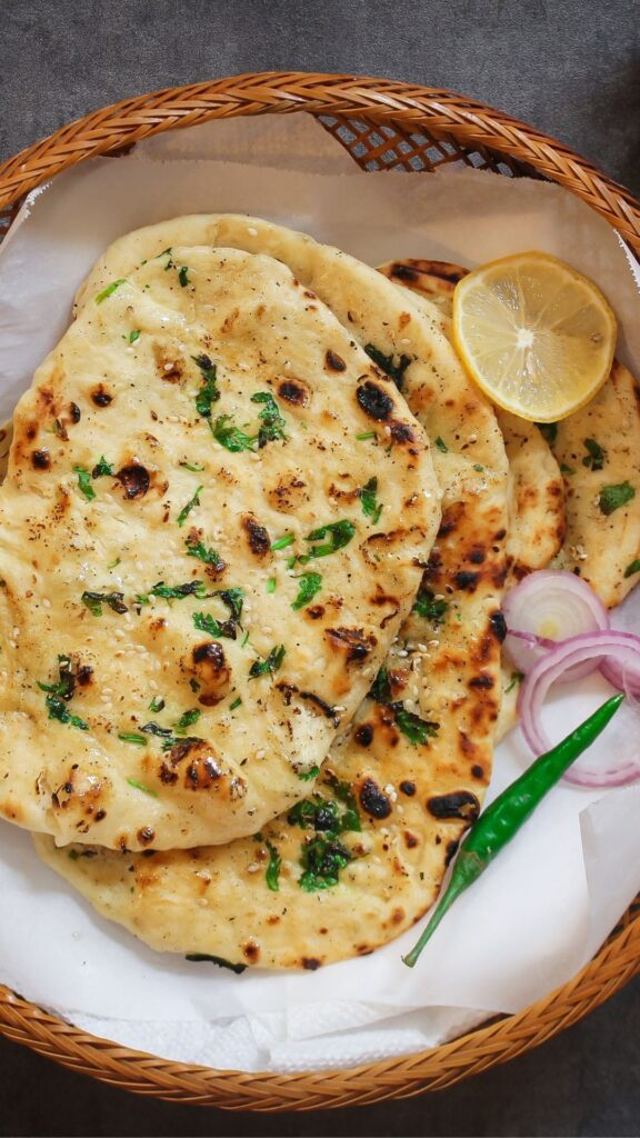 Naan Bread With Yogurt 