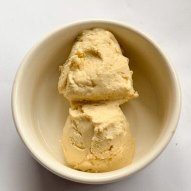 Coconut Cottage Cheese Ice Cream