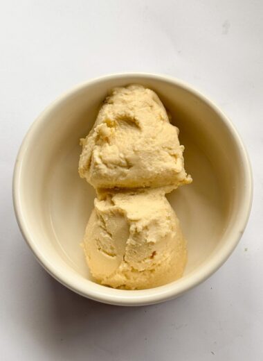 Coconut Cottage Cheese Ice Cream