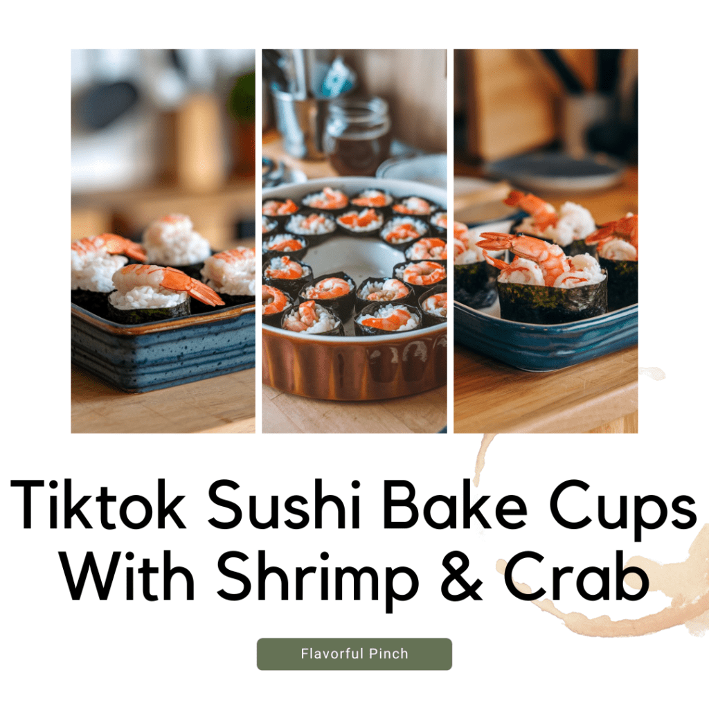 Tiktok Sushi Bake Cups