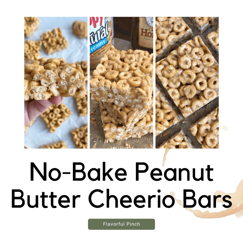 No-Bake Peanut Butter Cheerio Bars recipe