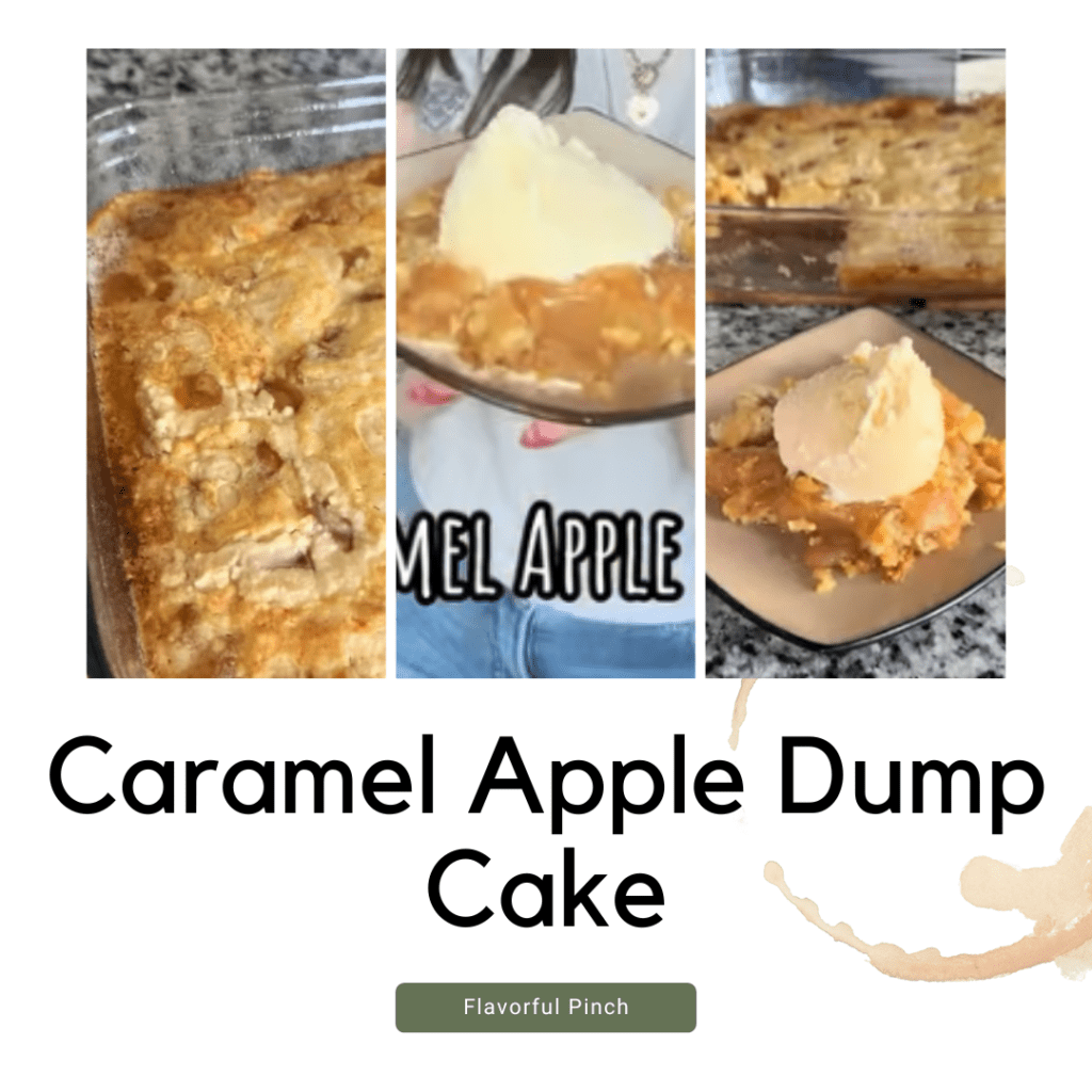 Caramel Apple Dump Cake recipe