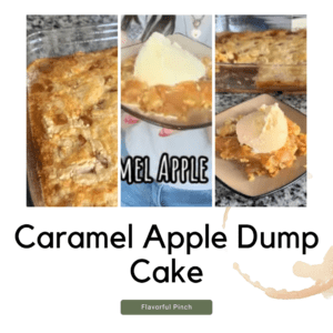 Caramel Apple Dump Cake - 4 Ingredients