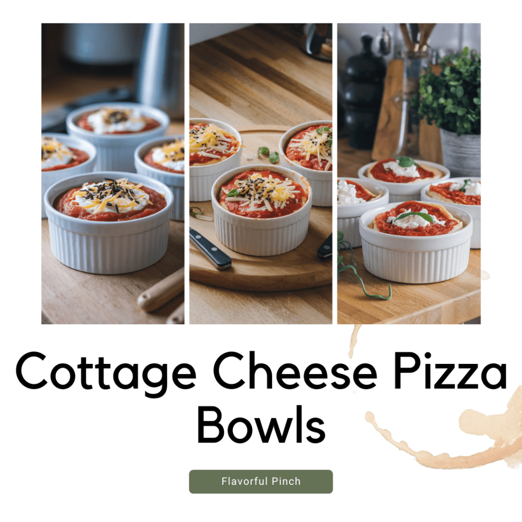 Low Carb Cottage Cheese Pizza Bowls recipe