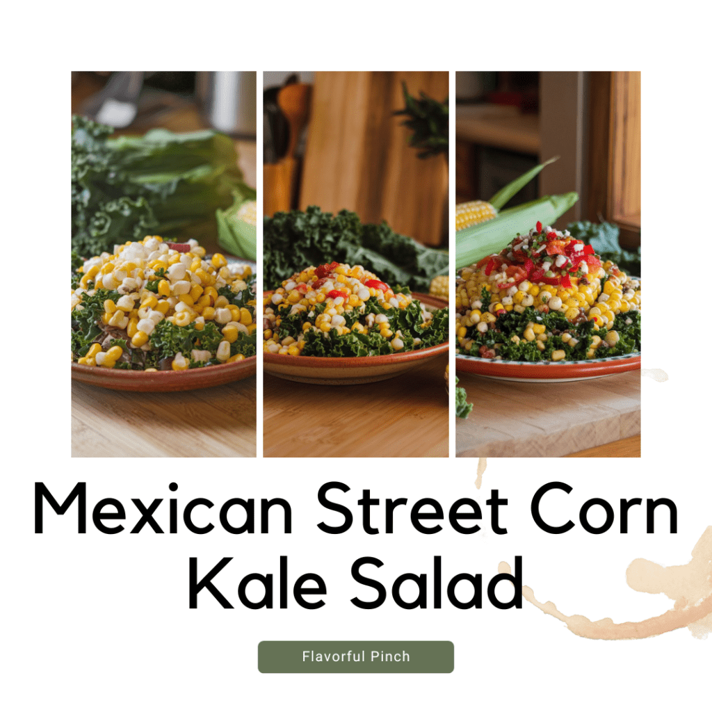 Mexican Street Corn Kale Salad recipe