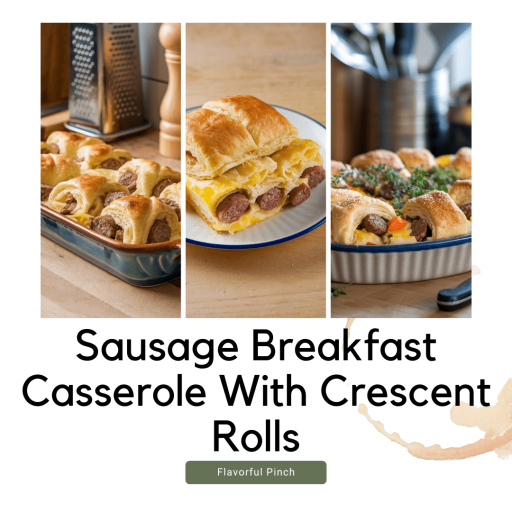 Sausage Breakfast Casserole With Crescent Rolls recipe