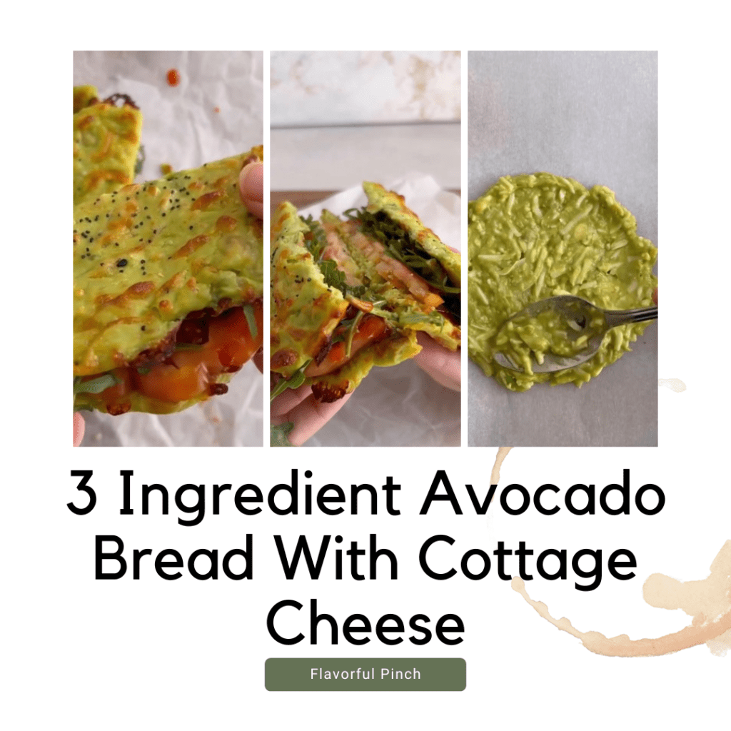 Avocado Bread With Cottage Cheese