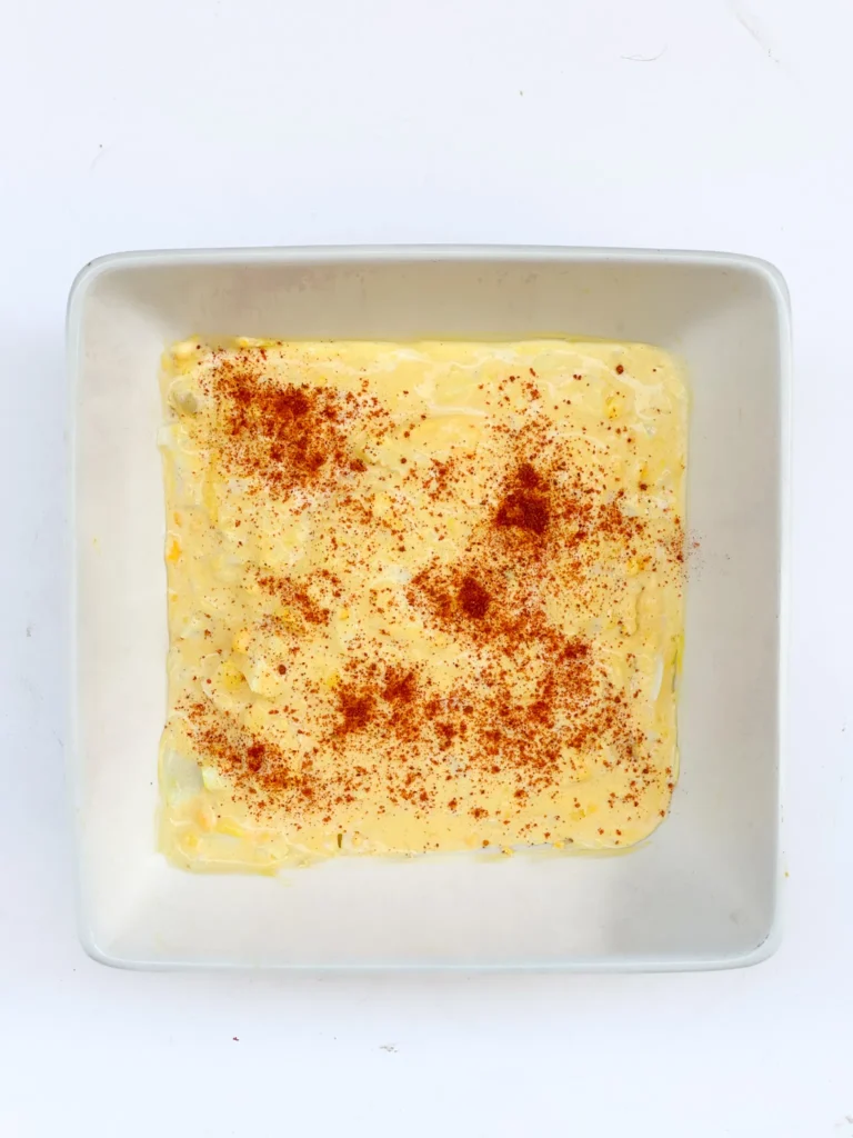 Dip without the bacon crisps.