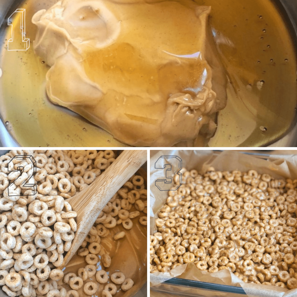 how to make No-Bake Peanut Butter Cheerio Bars