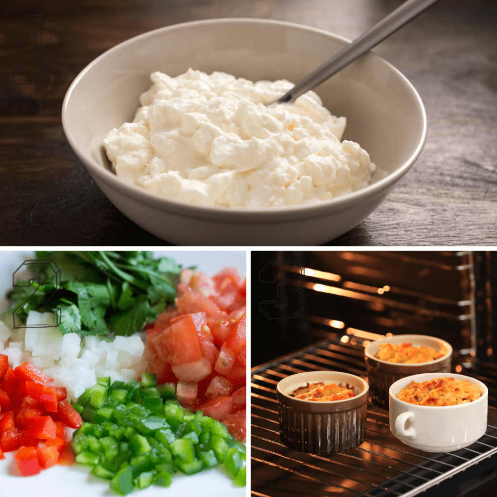 how to make Low Carb Cottage Cheese Pizza Bowls