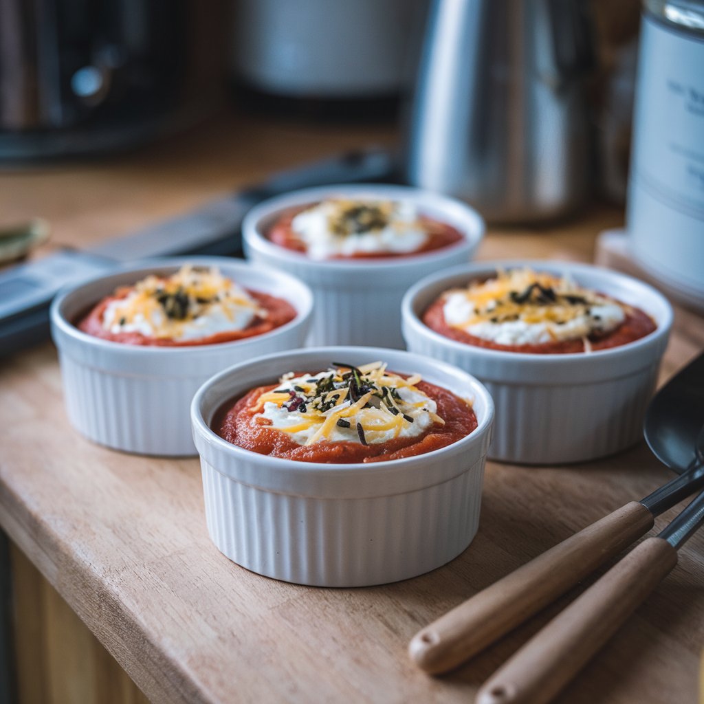 Low Carb Cottage Cheese Pizza Bowls 