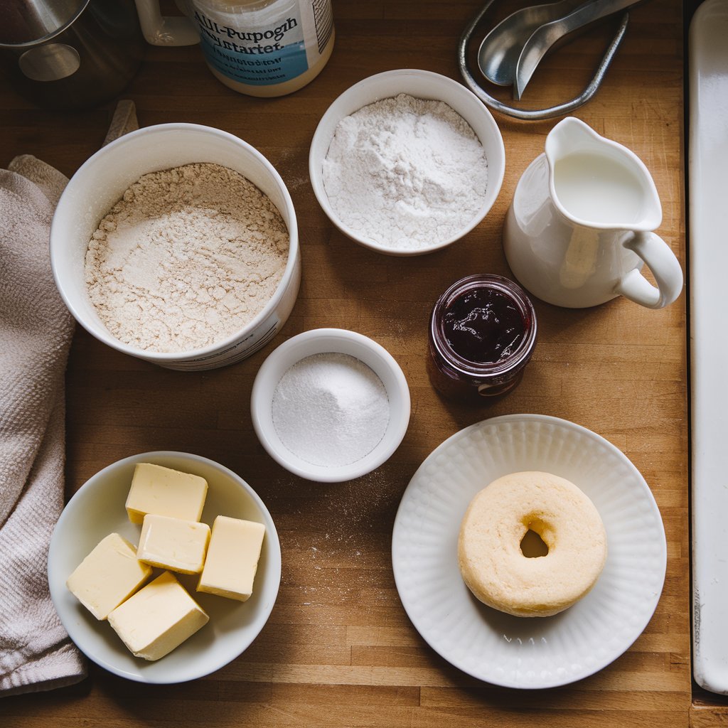 Homemade Sourdough Pop Tarts ingredients