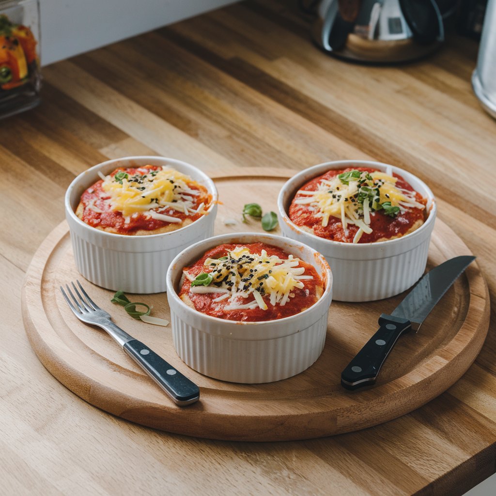 Low Carb Cottage Cheese Pizza Bowls