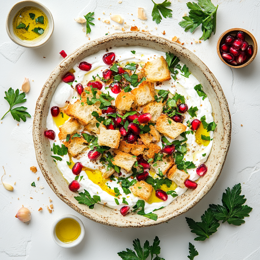 Whipped Feta Dip with Honey and Pomegranate