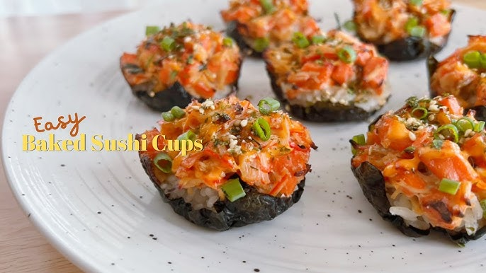 Baked sushi Cups 