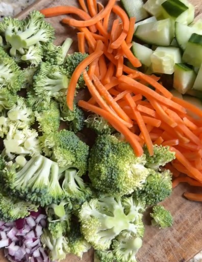 Thai Quinoa Salad ingredients