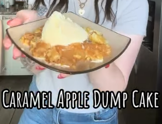 Caramel Apple Dump Cake ingredients