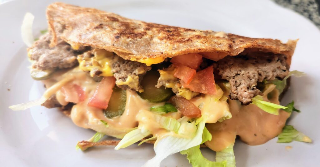 Smashed Cheeseburger Tacos