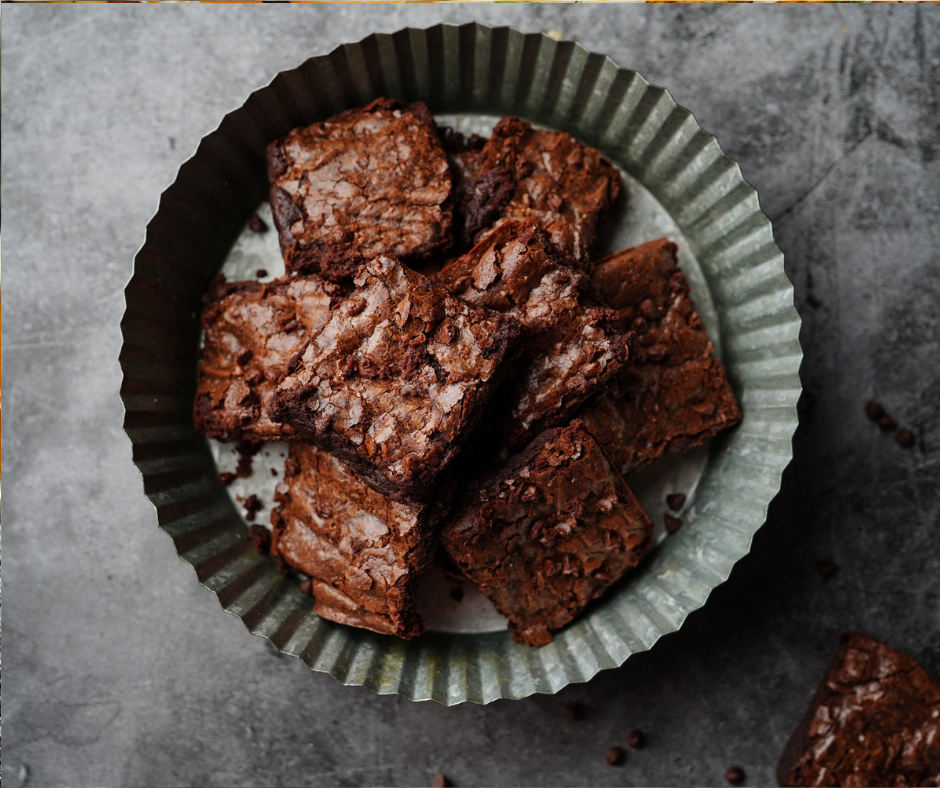 Vegan Banana Chocolate Brownies