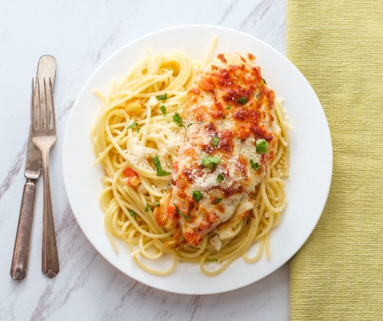 Healthy Bruschetta Chicken Pasta