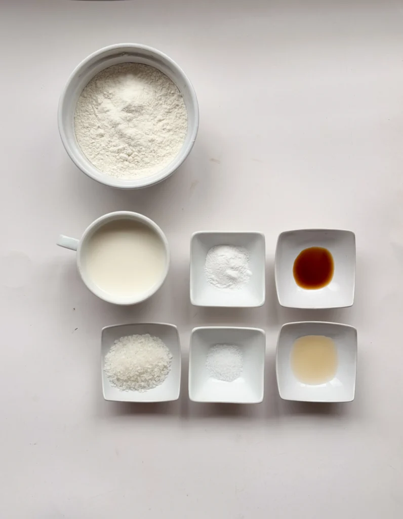 Ingredients for the recipe.