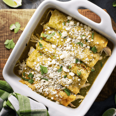 White Chicken Enchiladas