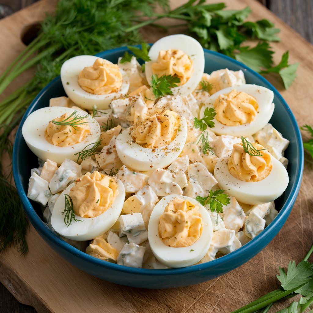 Creamy Keto Deviled Egg Salad