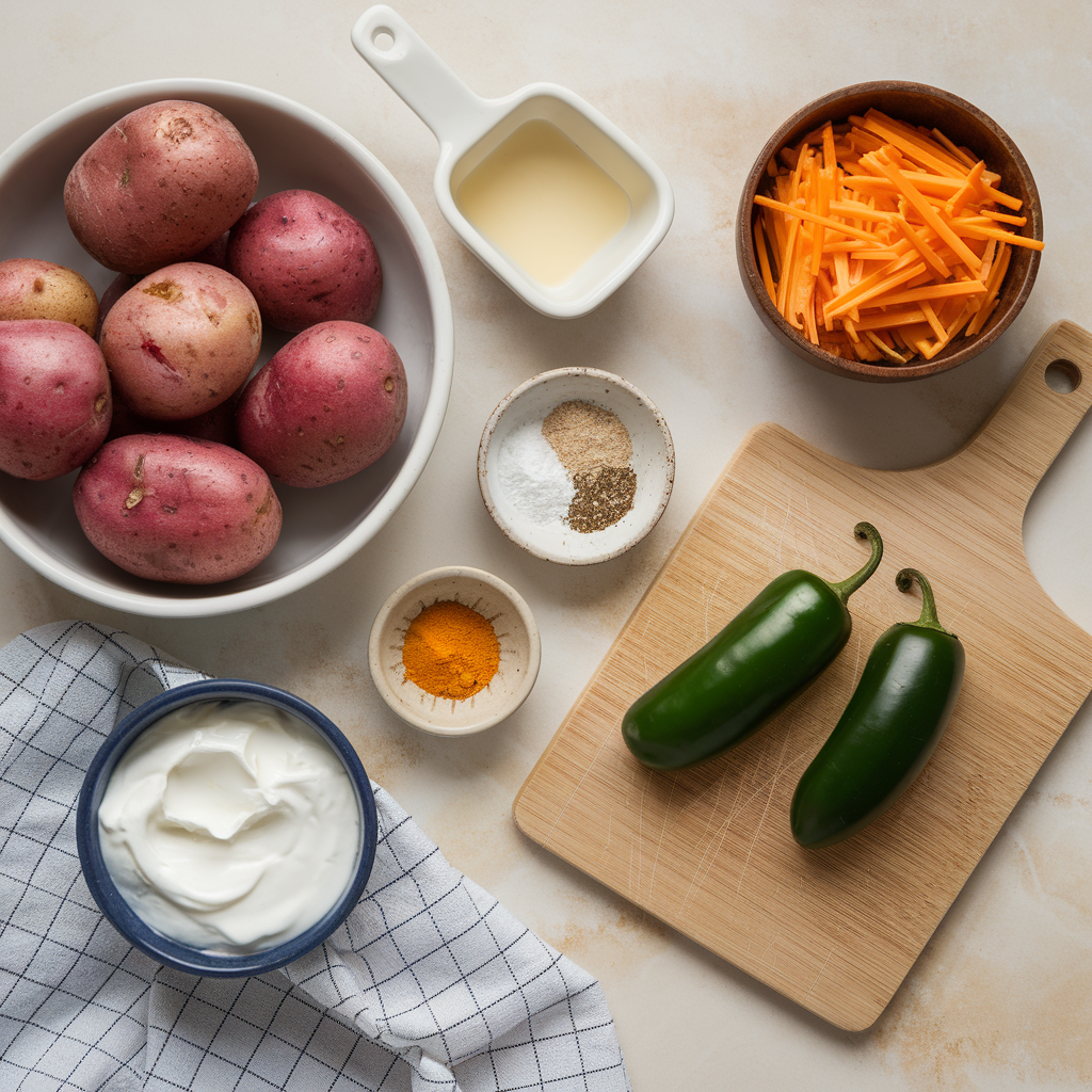 Ingredients for the recipe.