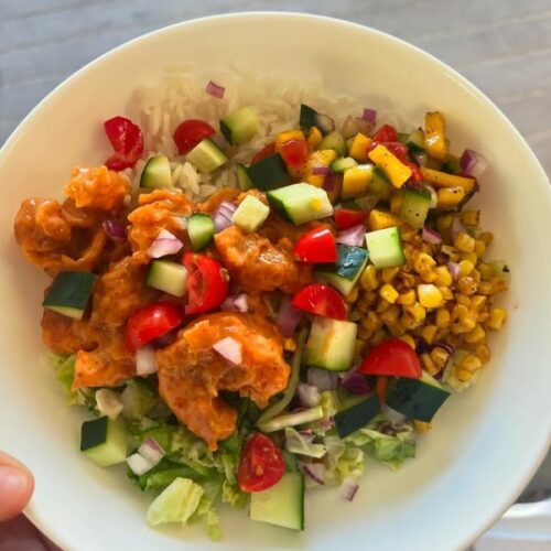 Bang Bang Shrimp Rice Poke Bowl