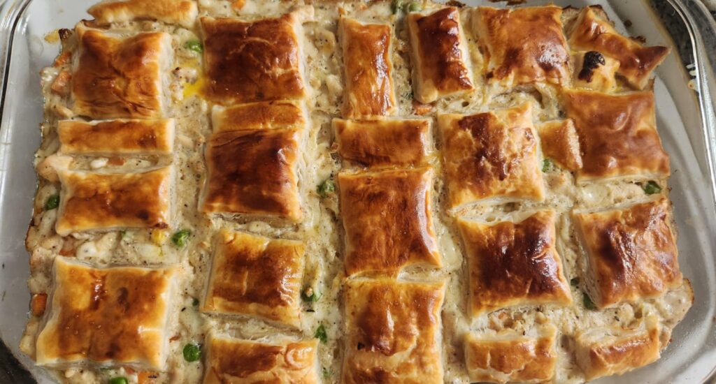 Chicken Pot Pie With Puff Pastry