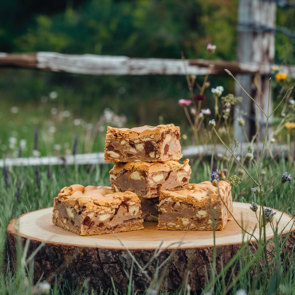 Vegan blondies with vegan add-ons. Check out yourself!