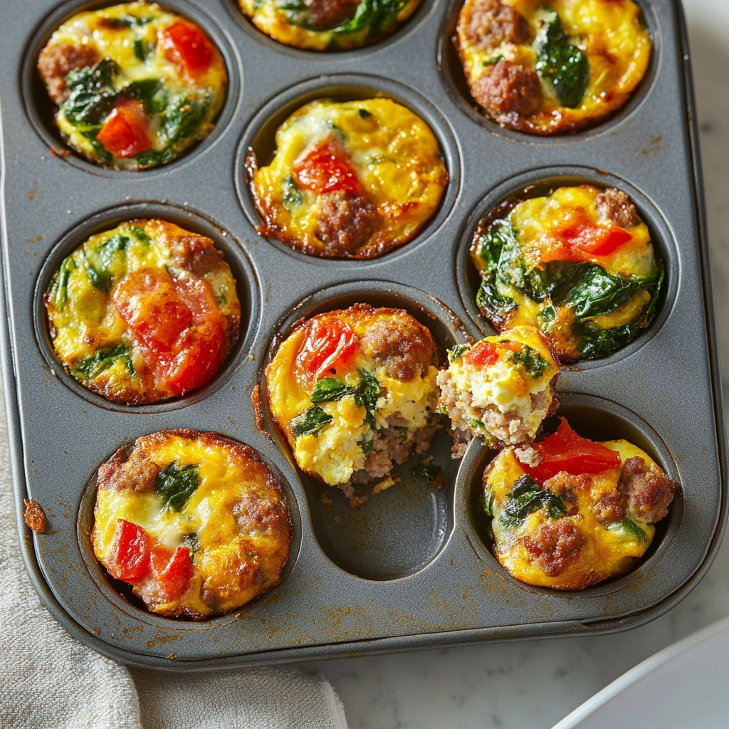 Keto Sausage and Cheese Breakfast Bites