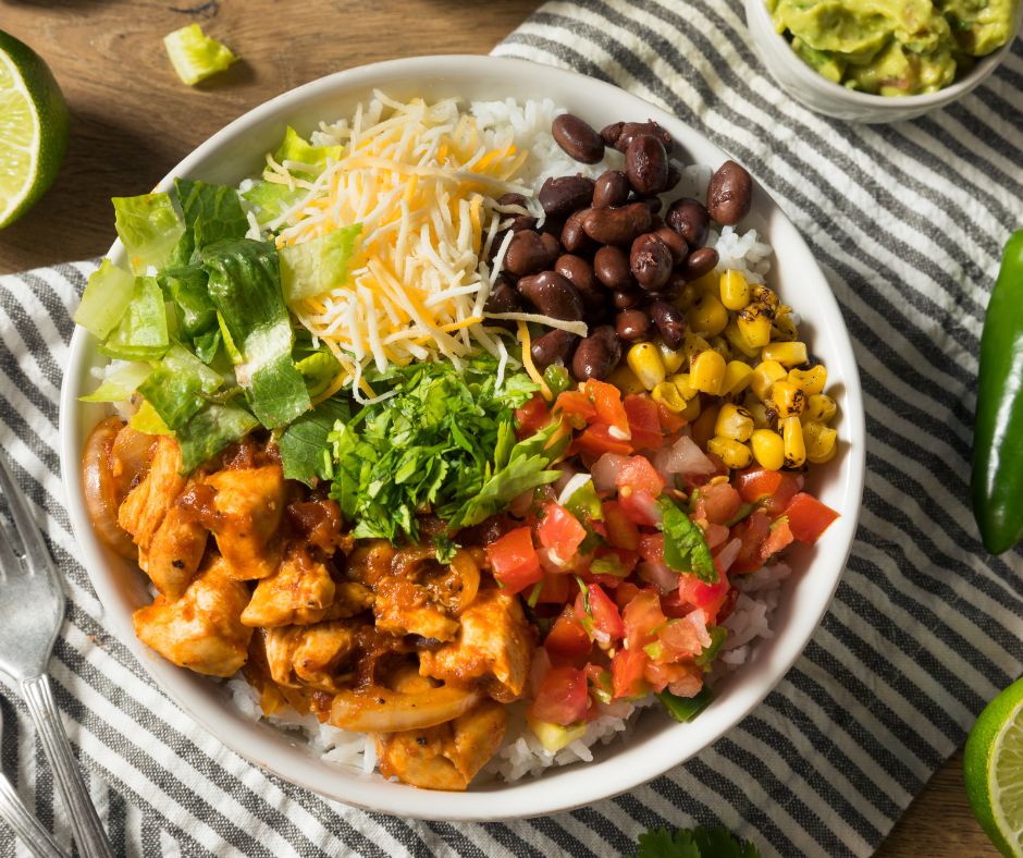 Chicken Burrito Bowls