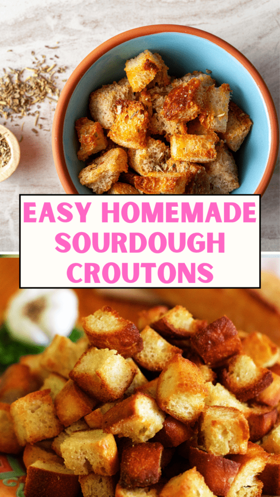 Homemade Sourdough Croutons