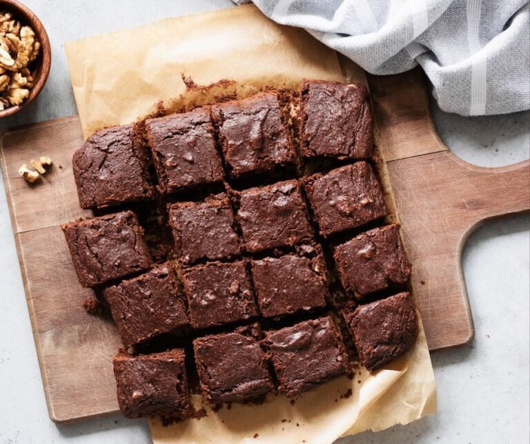 Gooey and Rich Vegan Banana Chocolate Brownies
