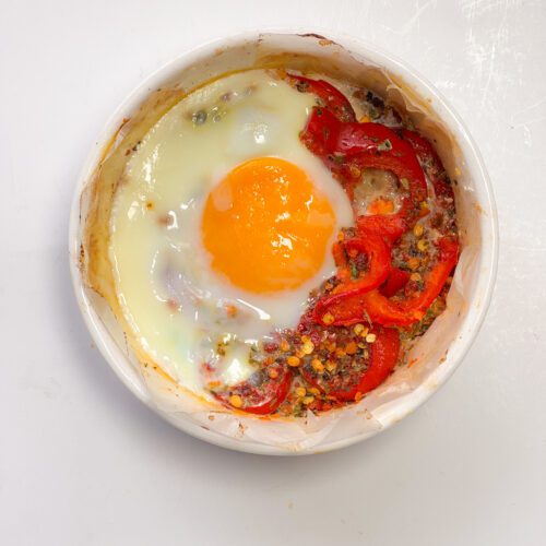 feta baked egg