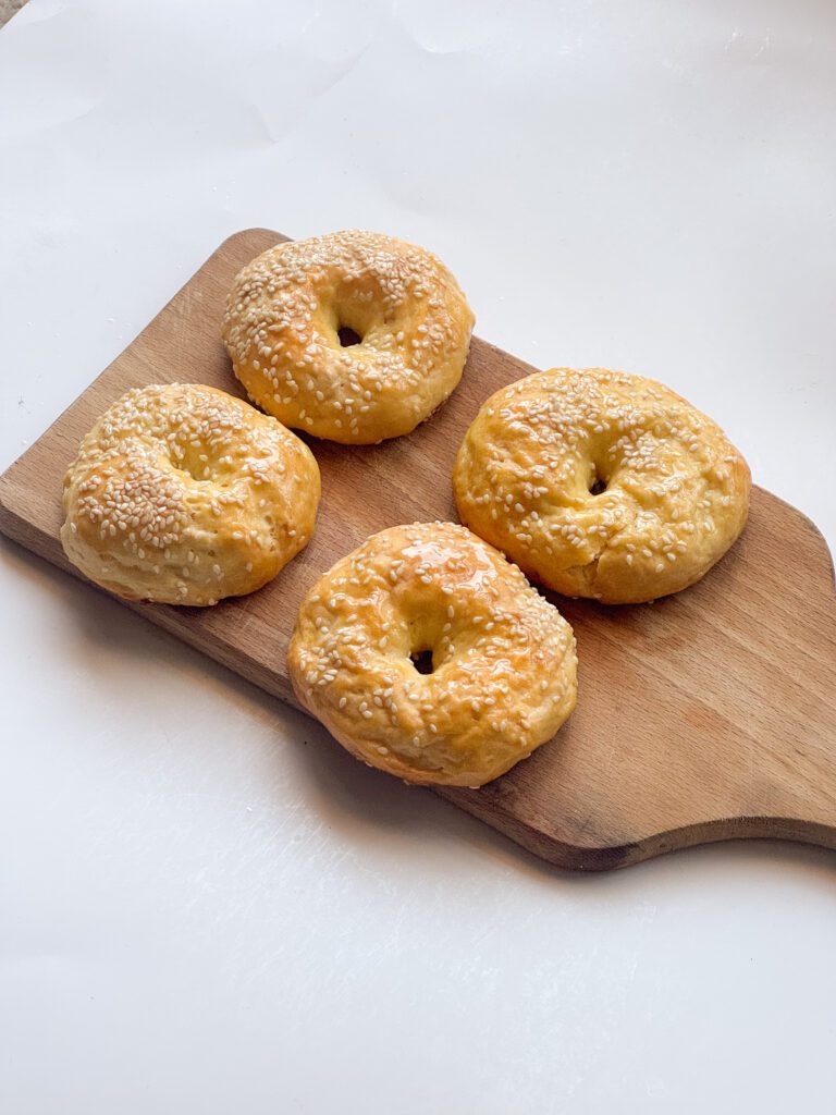 greek yoghurt bagels