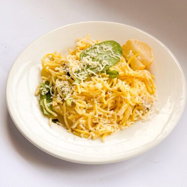 garlic butter spinach pasta recipe