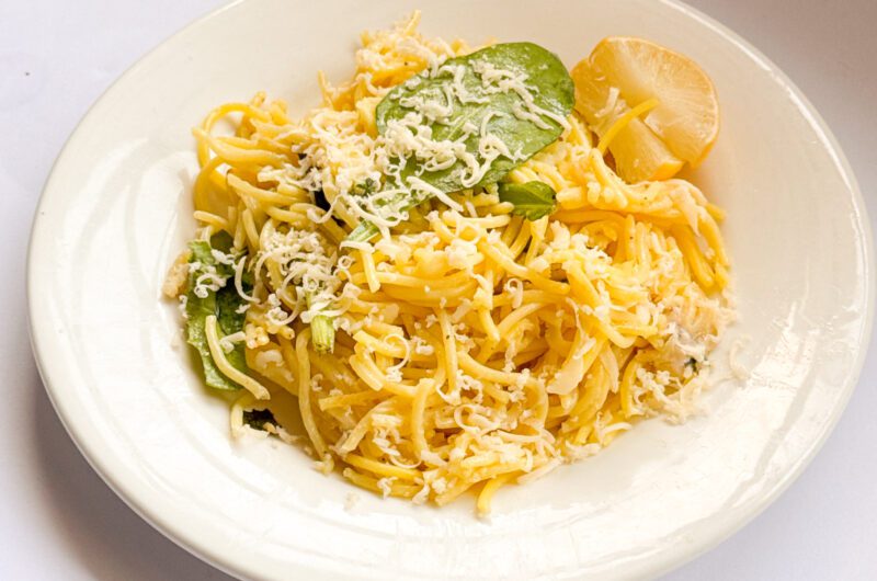 Garlic Butter Spinach Pasta