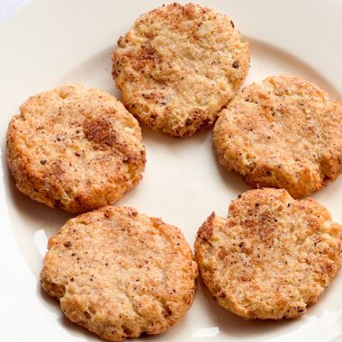 banana snickerdoodles recipe closeup
