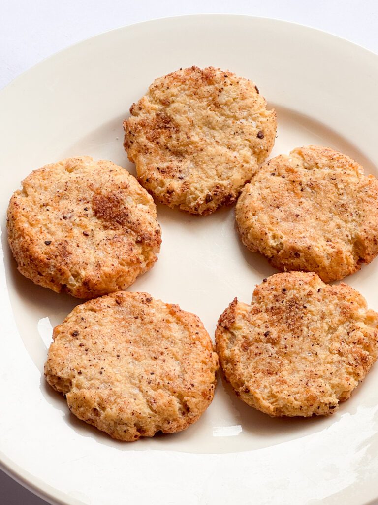 banana snickerdoodles recipe closeup