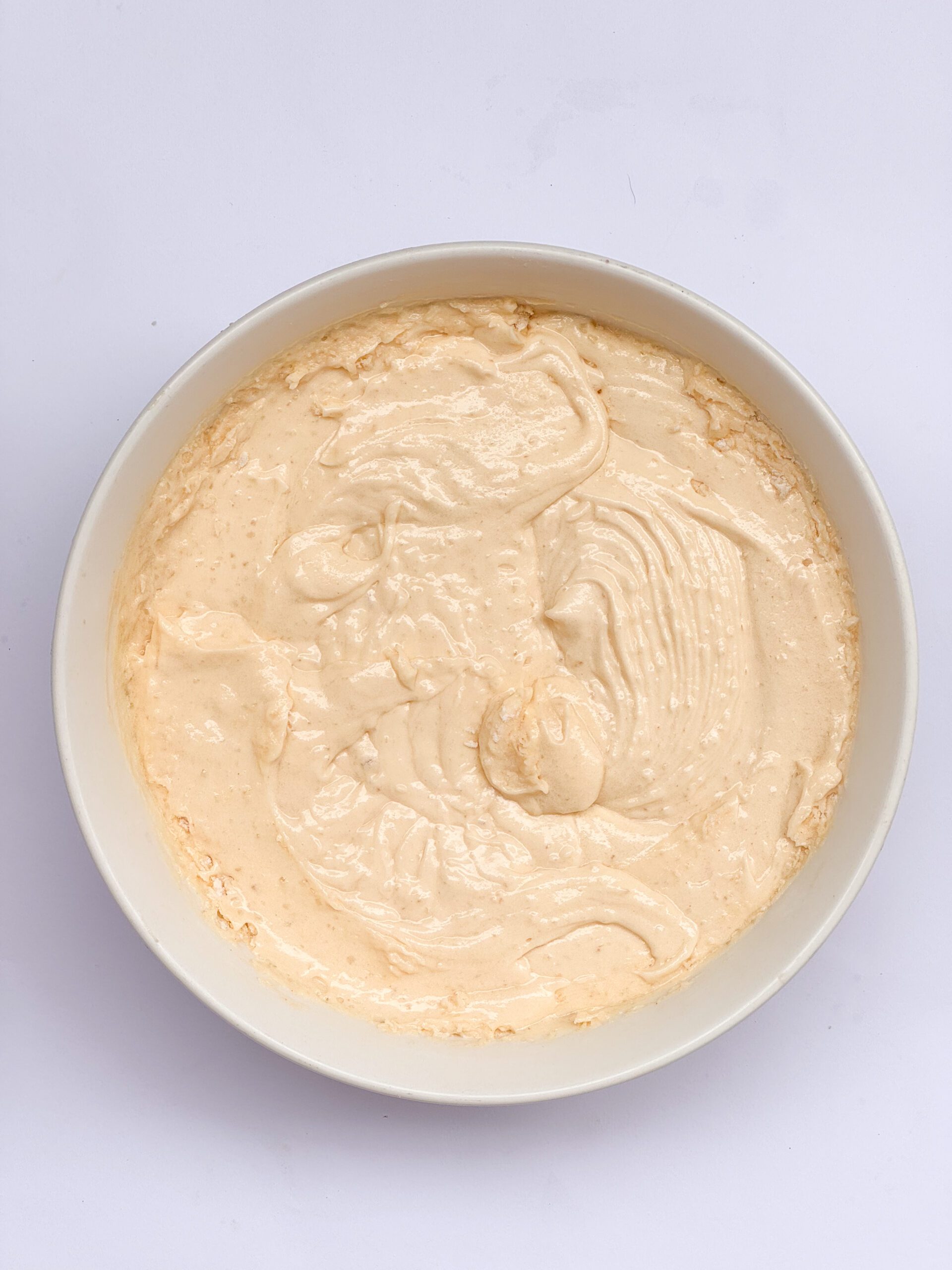 mixing coconut loaf cake  batter