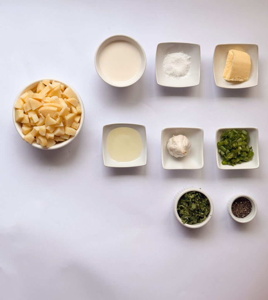 garlic herb mashed potatoes recipe ingredients